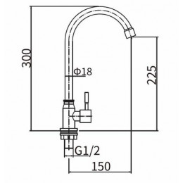 Кран для кухни под фильтр FASHUN (A54193)