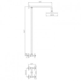 Душевая система Haiba (HB2413)