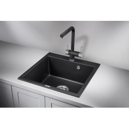 Кухонная мойка GRANULA (5102, ШВАРЦ)