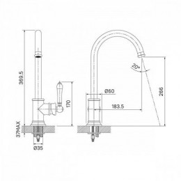 Смеситель для кухни IDDIS Oxford (OXFSBJ0i05)