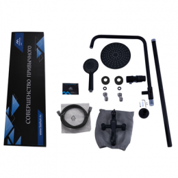 Душевая система, черная, FASHUN (A52401-7)