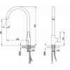 Смеситель для кухонной мойки Lemark Basis (LM3605C)