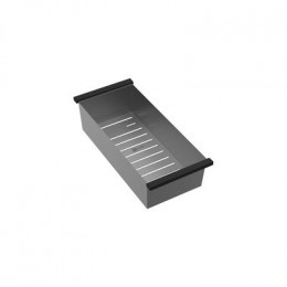 Кухонная мойка Lemark TABAGA 820 прямоугольная из нержавеющей стали с аксессуарами в комплекте: ролл-мат, коландер, разделочная доска цвет: графит (9936135)