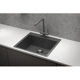 Кухонная мойка GRANULA (5951, ГРАФИТ МАТОВЫЙ)