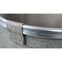 Корзина для белья FIXSEN серая (FX-1031А)