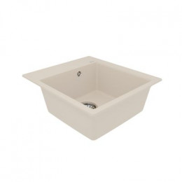 Кухонная мойка Lemark HANKA 450 врезная прямоугольная из кварцгранита цвет: Шампань  (9910012)