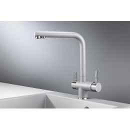 Смеситель для кухни GRANULA (2305, АЛЮМИНИУМ)