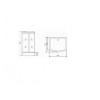 Душевая кабина Timo Comfort Fabric Glass 120*90*220  (T-8815C)
