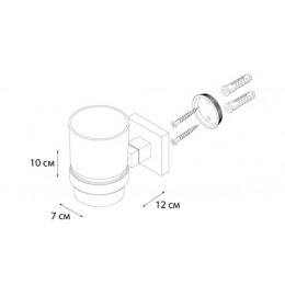 Подстаканник FIXSEN Metra одинарный (FX-11106)