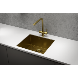 Кухонная мойка GRANULA (5445U, ЗОЛОТО САТИН)