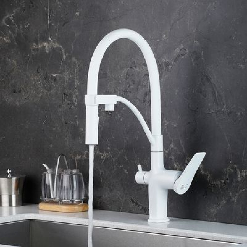 Смеситель Lemark Bronx для кухни с подключением к фильтру с питьевой водой (LM3761MW)