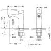 Смеситель для раковины Lemark Linara (LM0406C)