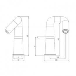 Смеситель для раковины Haiba (HB10813-3)