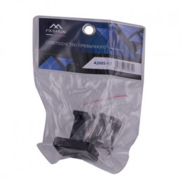 Крючок настенный одинарный FASHUN чёрный (A2605-1-7)