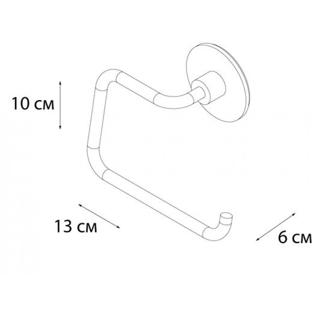 Держатель запасного рулона FIXSEN Round (FX-92110B)