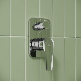 Душевая система IDDIS Optima Home с тропическим и ручным душем, глянцевый хром (OPHSB02i67)