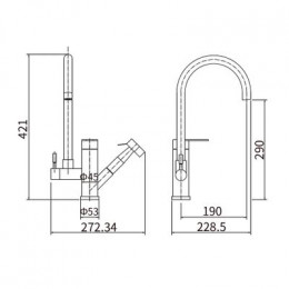 Смеситель для кухни FASHUN (A56005)