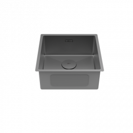 Кухонная мойка Lemark OLANGA 440 прямоугольная из нержавеющей стали цвет: графит (9936123)