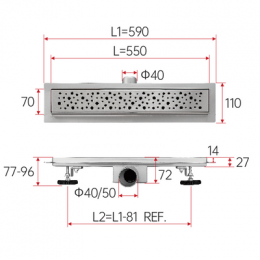 Дренажный канал FASHUN (A415502)