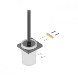 Щетка для туалета Timo Petruma черное золото (15261/18)