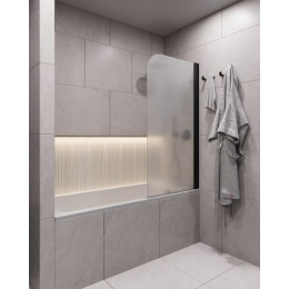 Шторка для ванны поворотная на монопетле, 1400*700, стекло матовое 6 мм, Timo TCM-70/03F-6 (T29)