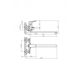 Смеситель ESKO для ванны Asti (AT 31)