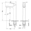 Смеситель для раковины Lemark Linara (LM0409C)
