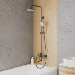 Душевая система, графит, D&K Bayern.München (DA1563706B18)