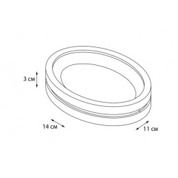 Мыльница FIXSEN NERO (FX-240-4)