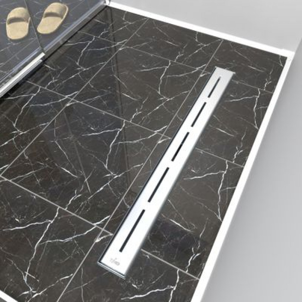 Душевой лоток TIMO Drain Protect 600 с вставкой SG20, сатин (DP20600-SG20600)