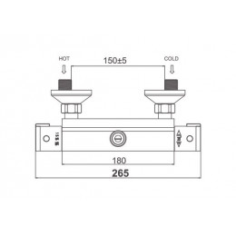 Смеситель для душа DK Bayern Potsdam (DA2153101)