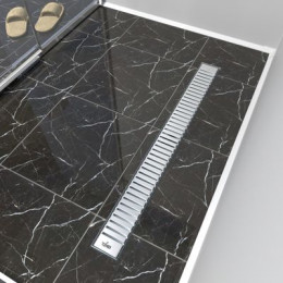 Душевой лоток TIMO Drain Protect 700 с вставкой LG20, сатин (DP20700-LG20700)