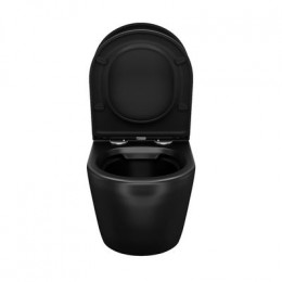 Унитаз подвесной IDDIS Blanco, черный матовый (BLAR3BMi25)