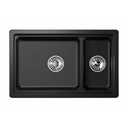 Кухонная мойка GRANULA Kitchen Space (7304U, ШВАРЦ)