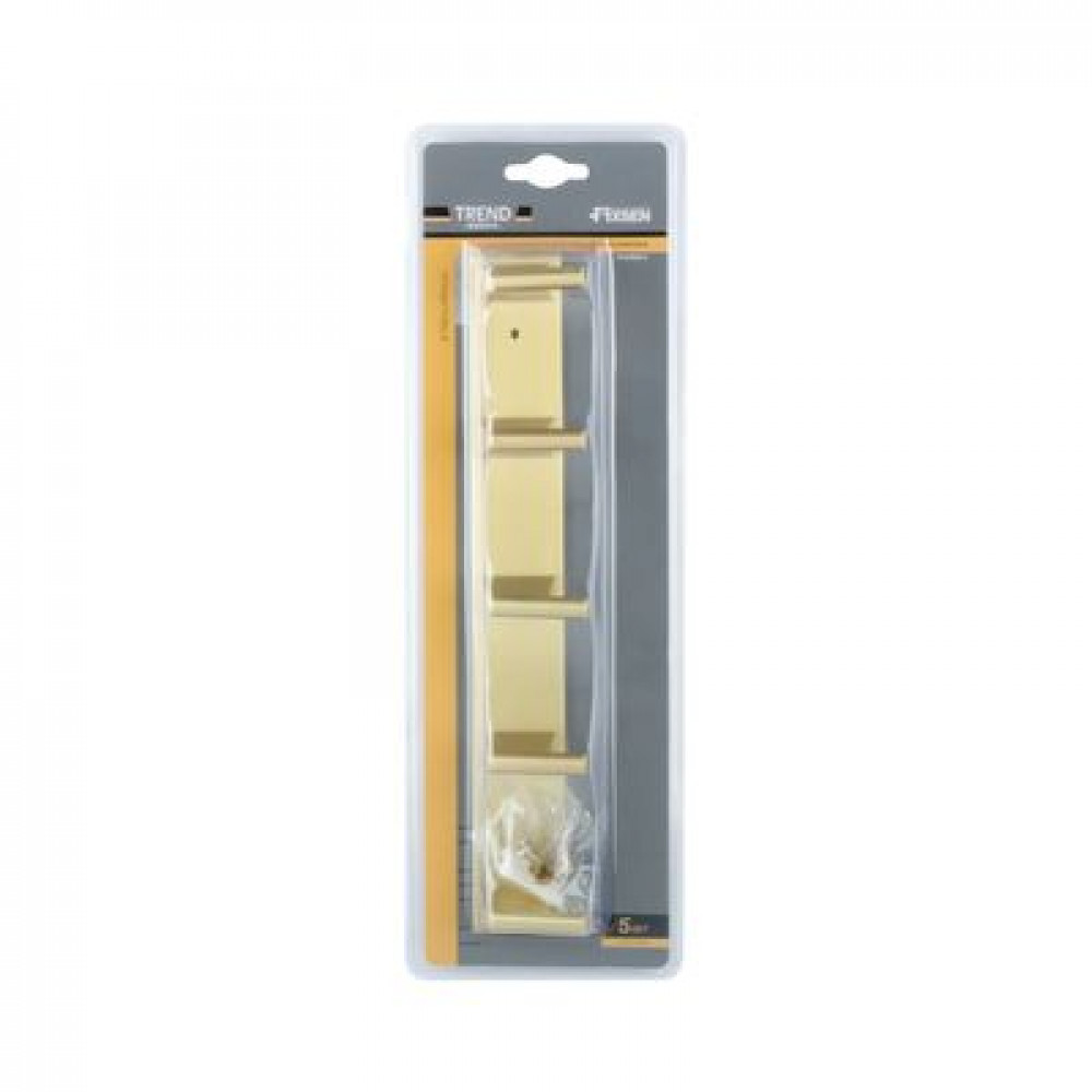 Планка FIXSEN TREND GOLD 5 крючков  (FX-99005-5)