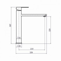 Смеситель для раковины FASHUN (A51202)