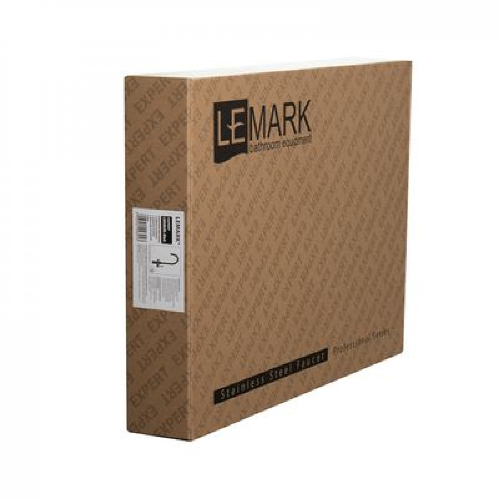 Смеситель Lemark Expert для кухни c гибким изливом, с подключением к фильтру с питьевой водой (LM5083BL-Black)