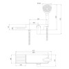 Смеситель для ванны и душа Lemark Unibox (LM6903CW)