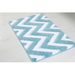 Коврик для ванной Fixsen River  голубой 50х80 см. ( FX-5004С)