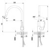 Смеситель для кухонной мойки Lemark Plus Strike (LM1105C)