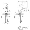 Смеситель Lemark Luna для раковины (LM4130C)