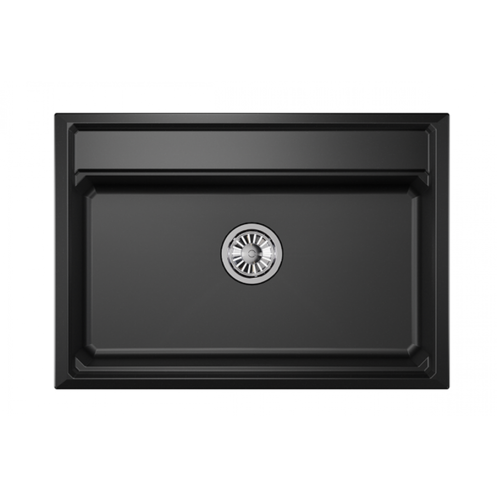 Кухонная мойка GRANULA Kitchen Space (7301, ШВАРЦ)