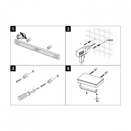 Держатель для туалетной бумаги Lemark GLASS LINE с полкой, хром/белое стекло (9721028)