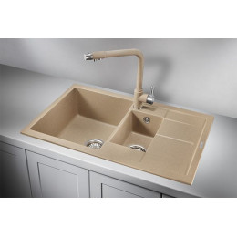 Кухонная мойка GRANULA (7802, ПЕСОК)