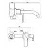 Смеситель для раковины ESKO (SM28 B)