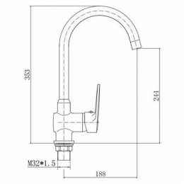 Смеситель для кухни FASHUN (A4068)