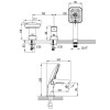 Смеситель на борт ванны Lemark Unit (LM4545C)