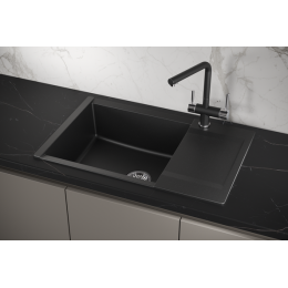 Кухонная мойка GRANULA ESTETICA (7807, ШВАРЦ)