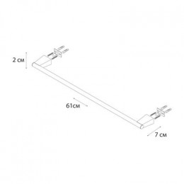 Полотенцедержатель TREND GOLD трубчатый  (FX-99001)