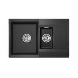Кухонная мойка GRANULA ESTETICA (7808, ЧЁРНЫЙ)